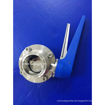 Sanitär Edelstahl Tri Clover Kompatible Butterfly Valve - Pull Trigger